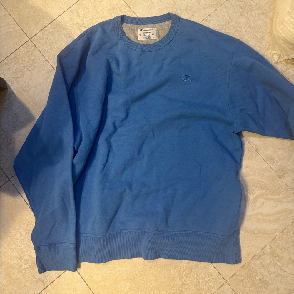 Champion blue crewneck